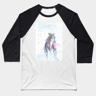 Water colour stallion Baseball T-Shirt